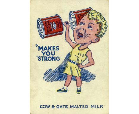 TRADE, large, inc. complete (3), Cow &amp; Gate adverts, Master Vending, Bombshell for the Sheriff &amp; Taxing the Sheriff; 