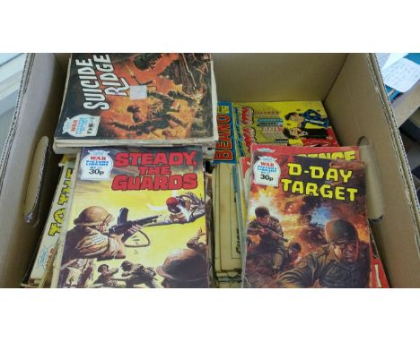 COMICS, selection, inc. War Picture Library, Nos. 22-2096 (117); Dandy, Nos. 6-58 (10); Beano, Nos. 13-241 (23); Combat, Nos.