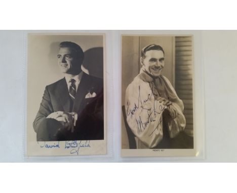 ENTERTAINMENT, vocalists, signed promotional cards, p/cs etc., inc. David Whitefield, Monte Rey, Dorothy Squires, Donald Peer