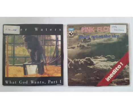 PINK FLOYD, pop music, 7" singles, inc. Point Me At The Sky (Italy), What God Wants Part I (UK), The Wall (USA), High Hopes (
