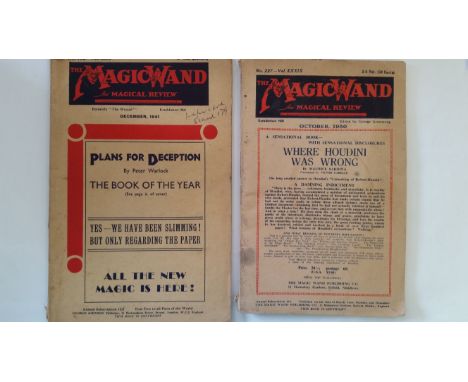 MAGIC, magazines, The Magic Wand, 1940s (18) &amp; 1950s (1), G to VG, 19*