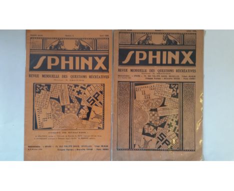 MAGIC, magazines, Sphinx, 1930s, G to VG, 10*