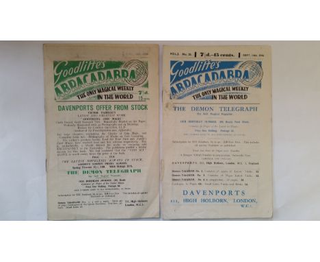 MAGIC, magazines, Goodlittes Abracadabra, 1940s, G to VG, 19*