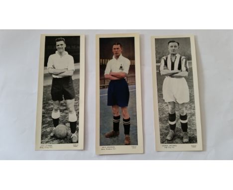 TOPICAL TIMES, football, Panel Portraits, complete (3), 1935, 1936 (colour) &amp; 1939/40, complete, G to VG, 60