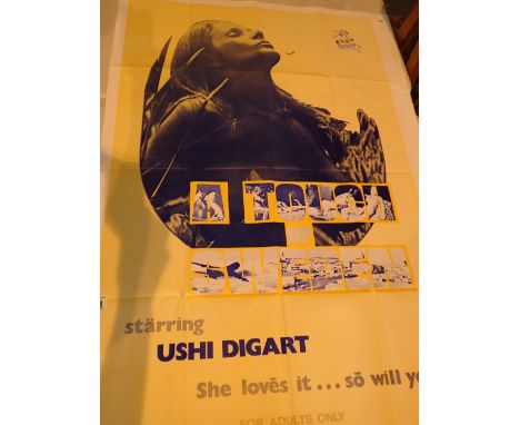 One sheet original adult American film poster A Touch of Sweden 104 x 68 cm