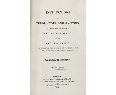 ° ° Needlework Specimens. Instructions on Needle-Work and Knitting, as Derived from the Practice of the National Society for 