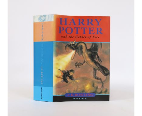 ° ° Rowling, J.K. - Harry Potter and the Goblet of Fire.  Ist edition, signed by author on dedication leaf (and with the sign