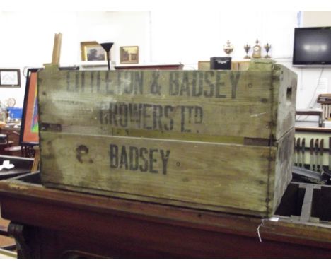 Vintage wooden crate 