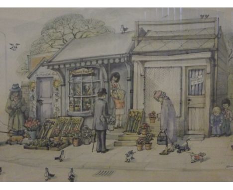 Signed framed print 
