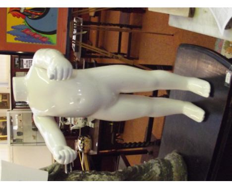 Child's white mannequin shop display