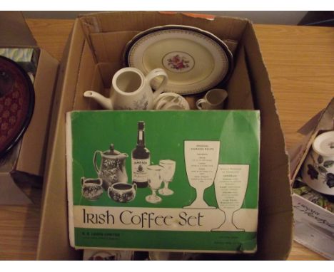 Box to include part tea service and others 