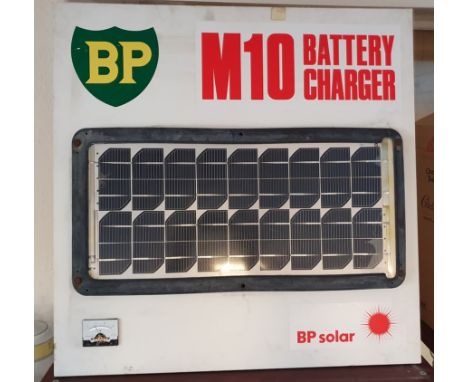 BP British Petroleum M10 Battery Charger Shopfront Advertising Sign - Automobilia Interest