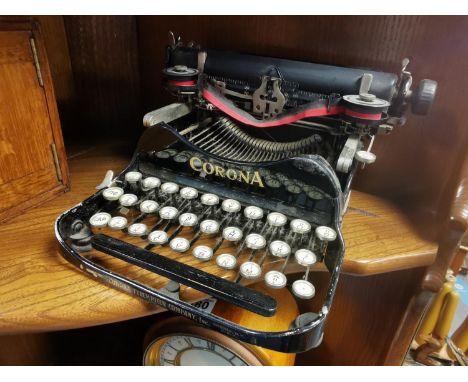 Vintage Corona Small Manual Typewriter