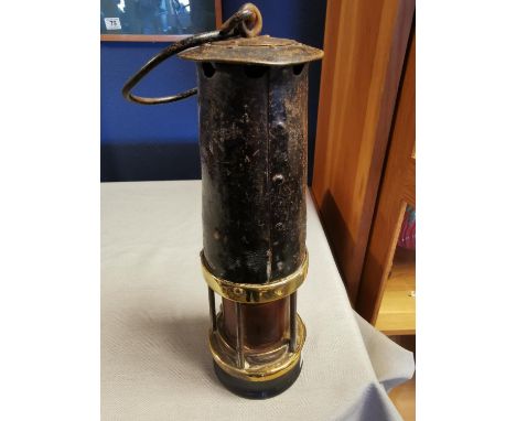 John Davis &amp; Son of Derby (All Saints Works) Davis Kirkby 2A Miners Lamp, marked 1907