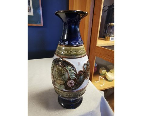 Royal Doulton 1902 King Edward VII Coronation Vase