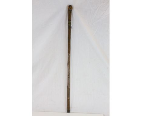 Vintage "Tuck Stick", used by Waterguard & Customs staff to check for hidden Contraband in chests of Tea etc, designed as a w