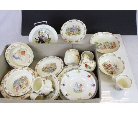 Collection of vintage Royal Doulton Bunnykins & other Children's dishes & cups etc