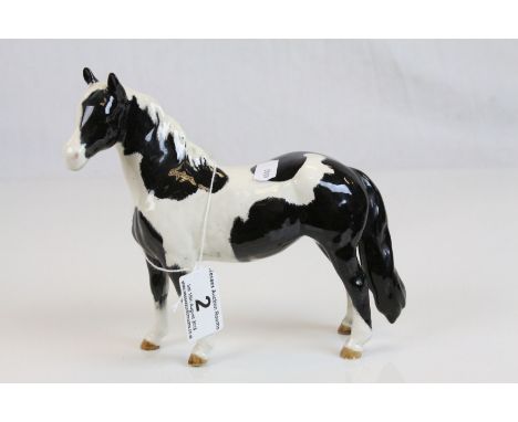 Beswick Piebald ceramic model of a Horse