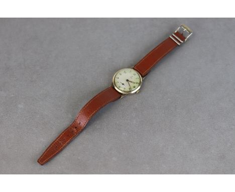 Vintage 9ct Tudor Gents Watch with inscription to back presented by British Rail ....