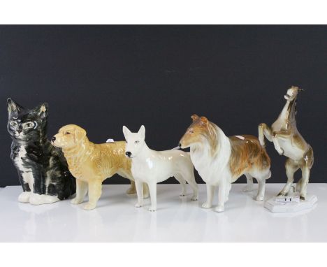 Collection of five ceramic models to include; Beswick, Sylvac & Studio Zalmen