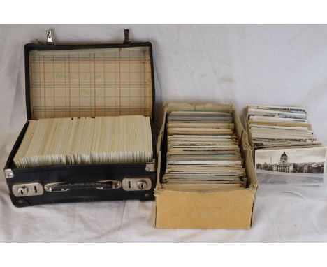 Large collection of early 20th century postcards and later to include black and white, souvenir, portrait, family scenes, Roy