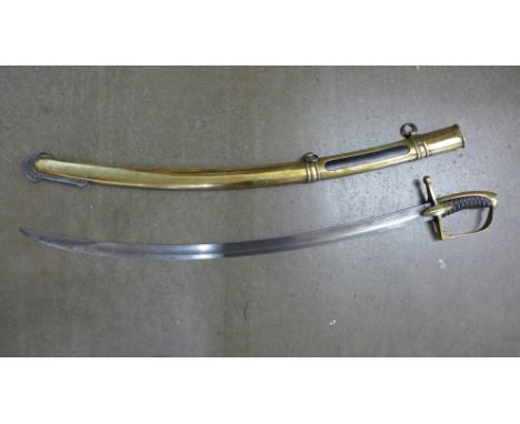 A sword with scabbard 