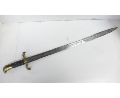 A bayonet, no scabbard 