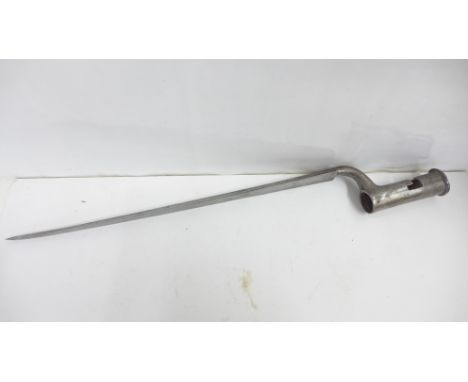 A socket bayonet, no scabbard 