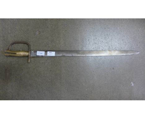 A bayonet, no scabbard 