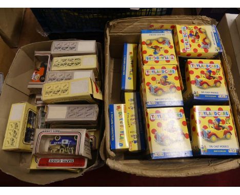 Two boxes of boxed Lledo Days Gone and Toyland modern issue diecast, to include Mr Plod's police car, Mr Spark's pick-up truc