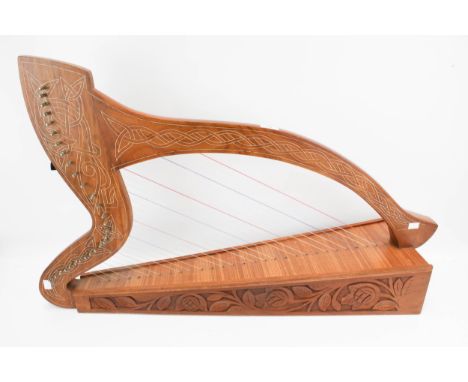 A 29 string folk harp by Early Music Shop