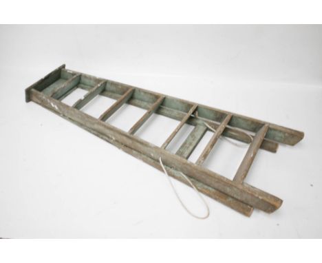 A vintage wooden step ladder. Seven steps, H175cm (folded)