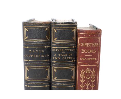 Three assorted Charles Dickens books. Including David Copperfield. Chapman and Hall/ W R Howell; Dickens: Oliver Twist &amp; 