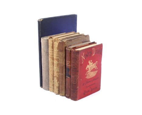 Assorted 19th century books. John Leech Gilbert Abbot a'Beckett: Comic history of England. Bradbury and Agnew. 2 vols; John L