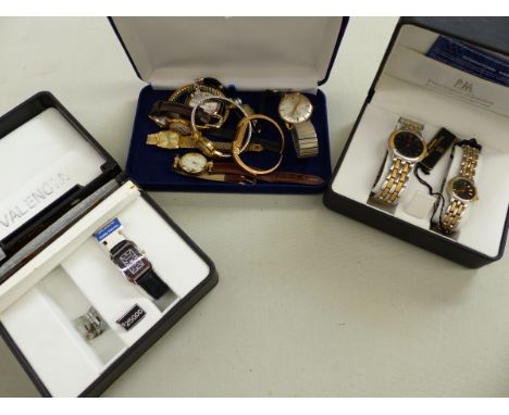VARIOUS VINTAGE AND MODERN GENTS AND LADIES WRIST WATCHES. 