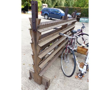 AN INTERESTING VINTAGE SEEDLING STAND. 