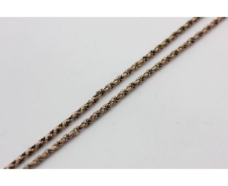 A 9ct gold neck chain