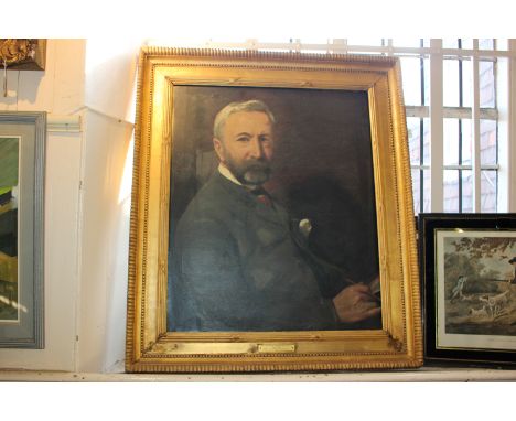 Attributed to James Edward Barclay, portrait of a gentleman, believed to be William Wynch George Back Willis 1838-1910, Major