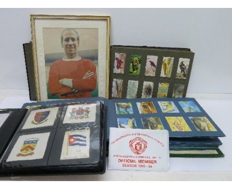 One hundred and forty silks including Kensitas and B.D.V. cigarettes, approximately 650 mainly football themed cigarette card