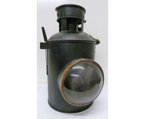 A railway lamp