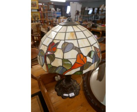 Large Tiffany style table lamp 