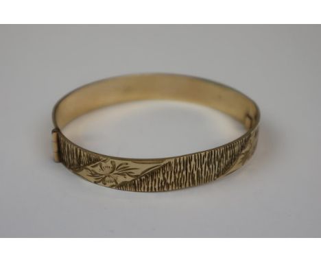Rolled gold bangle 