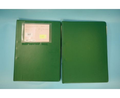 Stamps - Commonwealth KG6 - QE2 in 2 ring binders 