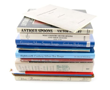 A small collection of reference books relating to flatware, comprising: Kent, T., London Silver Spoon makers, Silver Flatware