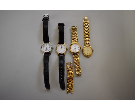 Four ladies wristwatches,&nbsp;to include a Tissot and a Rotary. 
