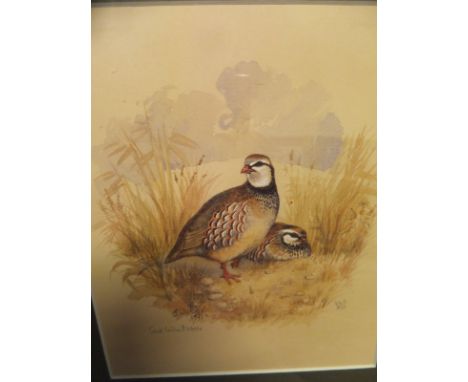 AFTER SUE WHITAKER "Grey Partridge", limited edition colour print No'd. 239/850, together with various others by SUE WHITAKER