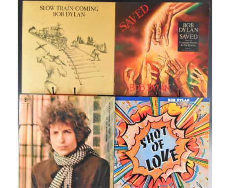 Twelve Bob Dylan LPs to include Shot of Love, Saved, Slow Train Coming, At Budokan, Street Legal, Hard Rain, Desire, The Band