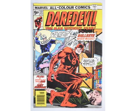 Daredevil #131 by Marvel Comics (1975), first appearance of Bullseye.