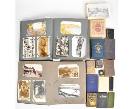 Two albums of 20thC postcards, mostly topographical to include Weymouth, Eastbourne, Weston, Sidmouth, Seaford, Salcombe, St.