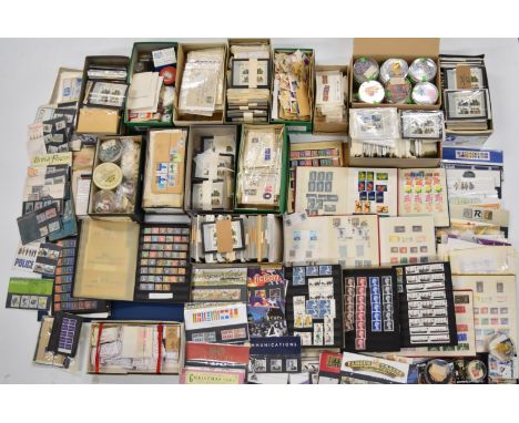 A very large and varied GB and Commonwealth stamp collection in stockbooks, folders and loose including postal history and mo